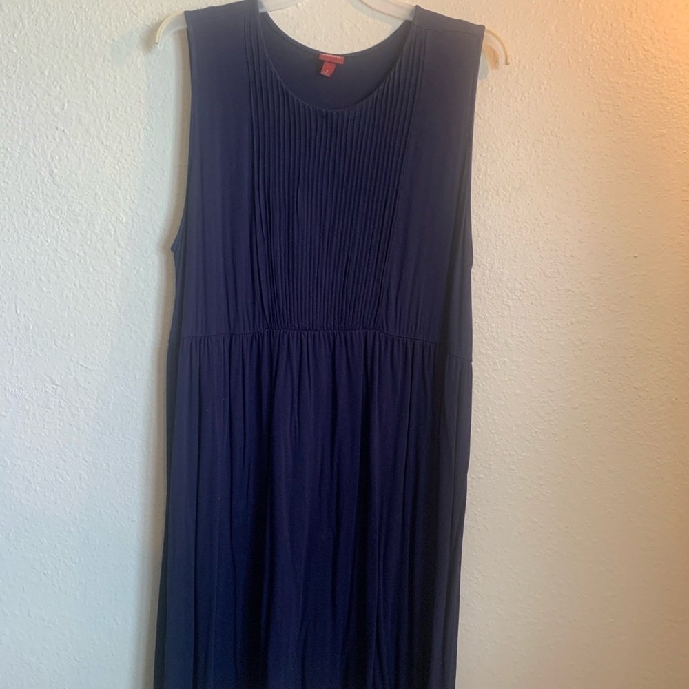 Merona Sleeveless Navy Blue Dress